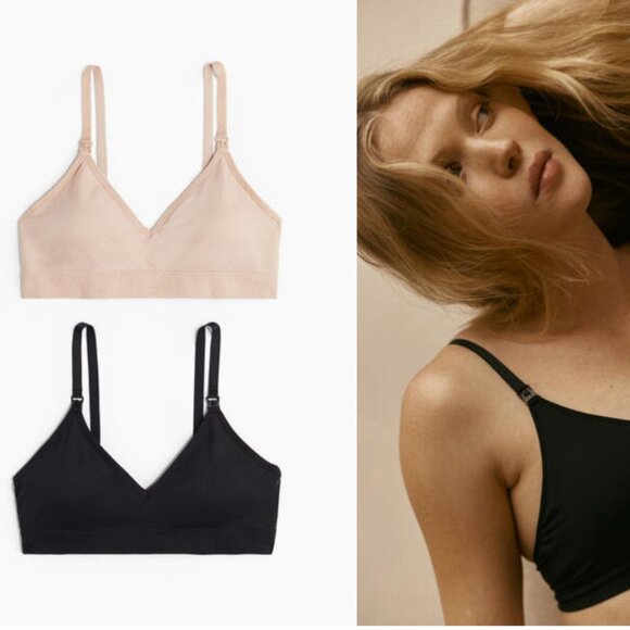 H&M MAMA 2-Pack Seamless Padded Nursing Bras - Picture 8 of 8